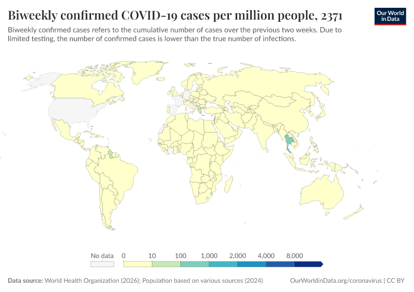 A thumbnail of the "Biweekly confirmed COVID-19 cases per million people" chart