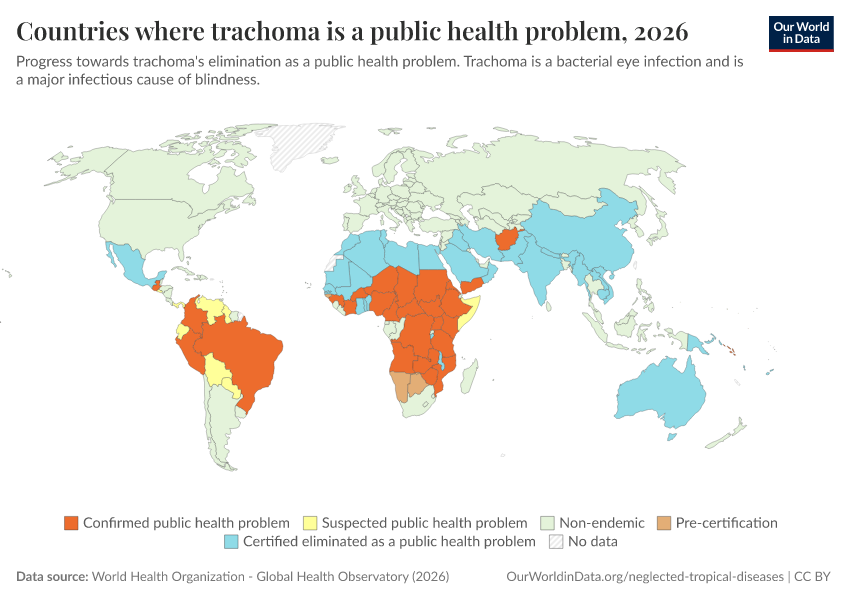 A thumbnail of the "Countries where trachoma is a public health problem" chart